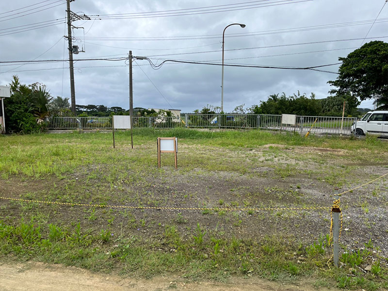 名蔵に売地が出ました。