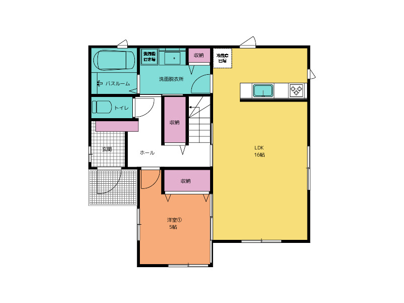 【新築一戸建て】郡山市 2階建 4LDK